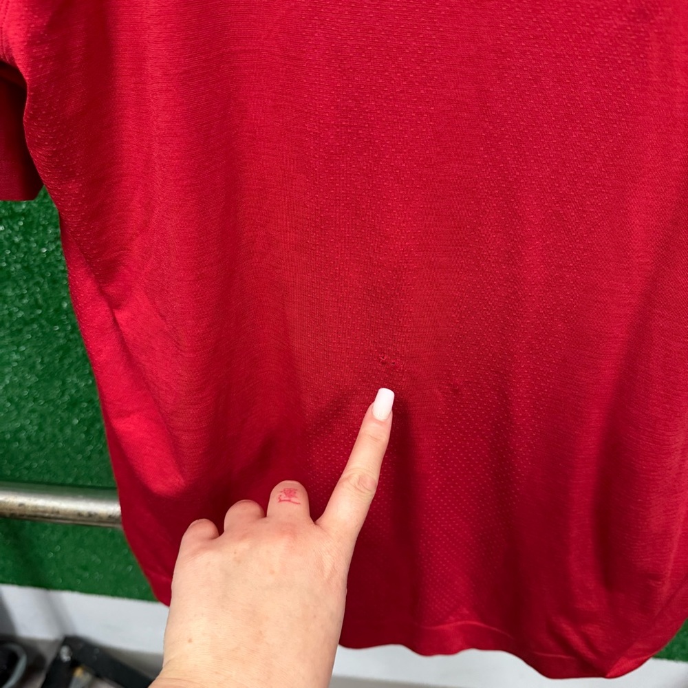 lululemon relaxed swiftly tech dark red short sleeve - Picture 5 of 5